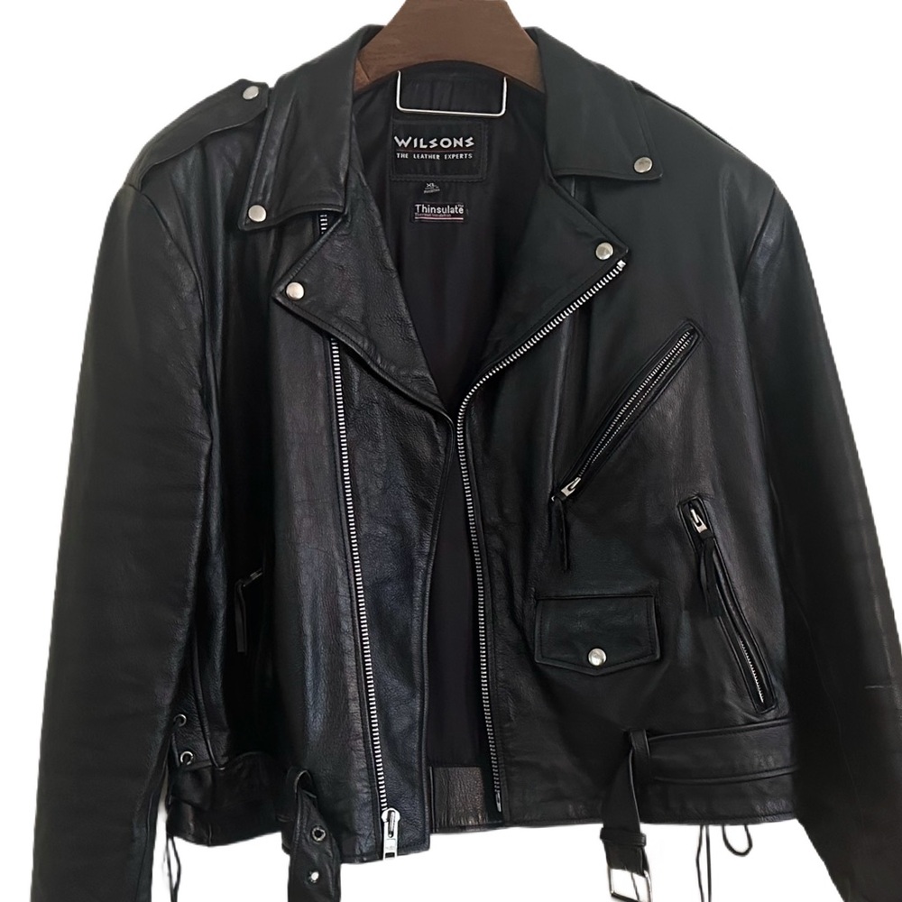 Wilsons Leather Thinsulate Moto Jacket - Size XL
